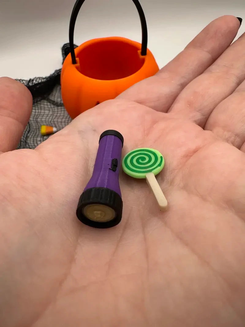 Mini 3D Printed Pumpkin Desk Decor