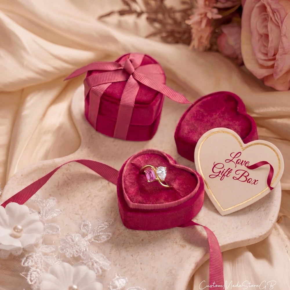 Personalized Toi Et Moi Birthstone Ring