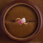 Personalized Toi Et Moi Birthstone Ring