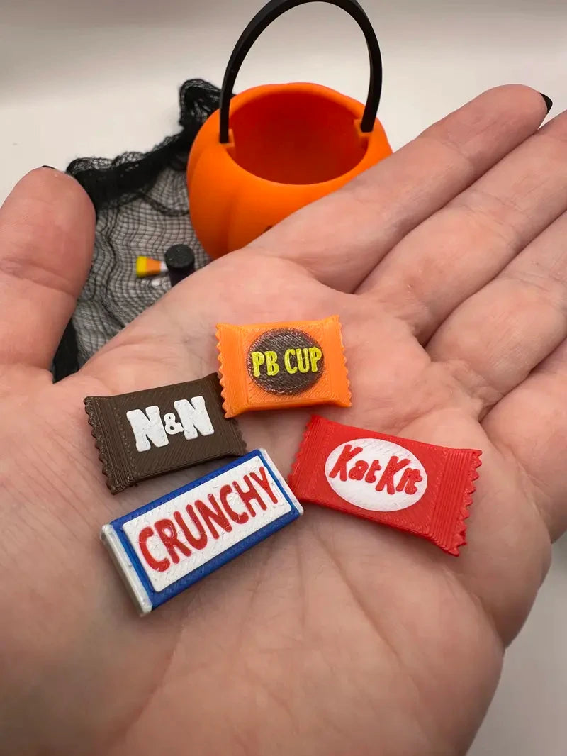 Mini 3D Printed Pumpkin Desk Decor