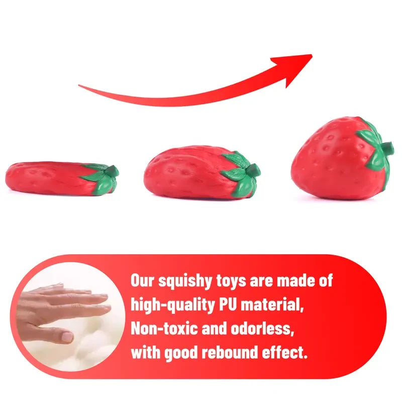Anboor Foam Strawberry Squishy Toy