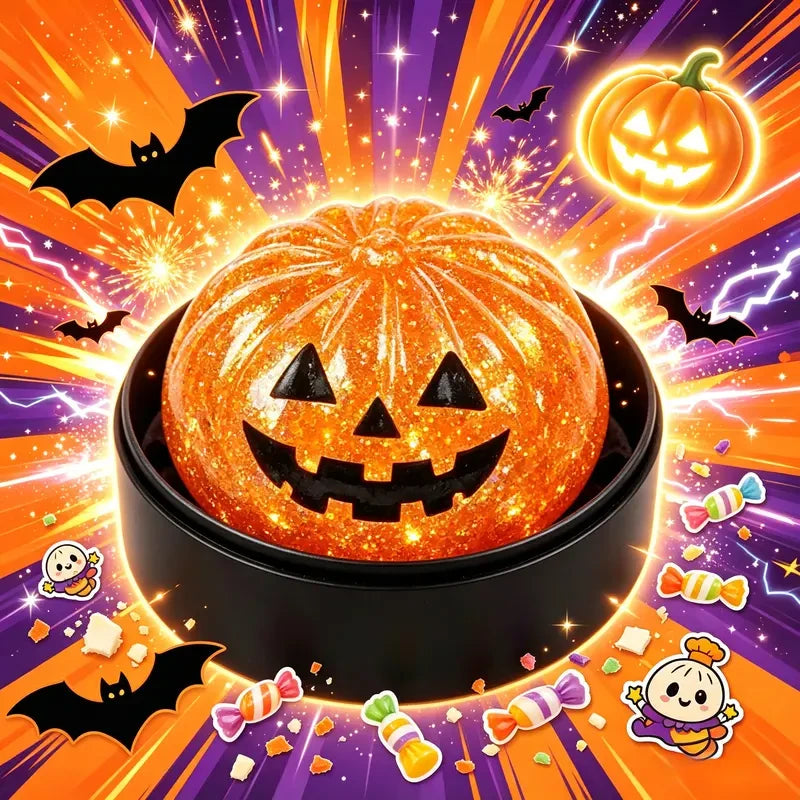 Halloween Glitter Dumpling Squeeze Toys